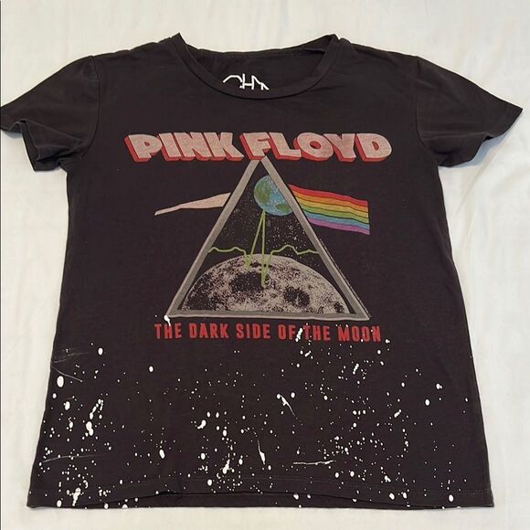 Pink Floyd Women’s size xsmall short sleeve Black Graphic T-Shirt GUC - Picture 1 of 7